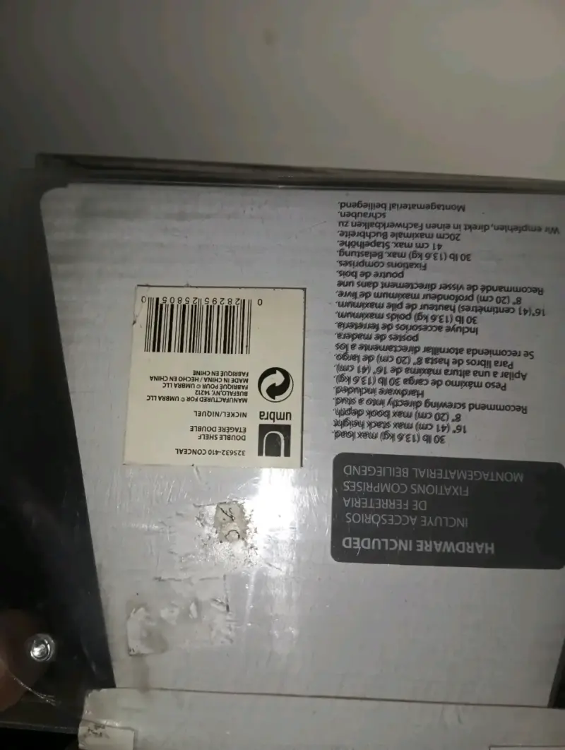 Estante invisible para libros Umbra Conceal - 4