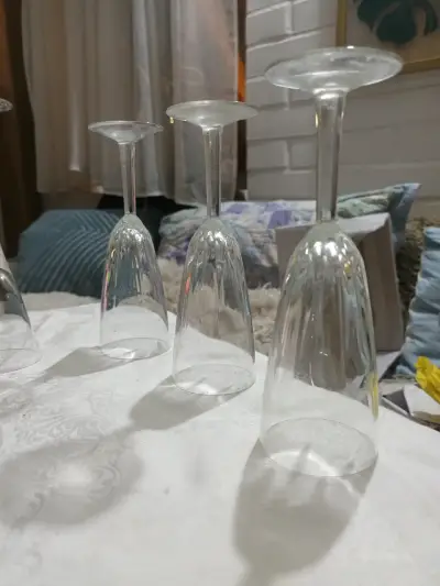 Juego de copas de vidrio decorativas - miniatura 3