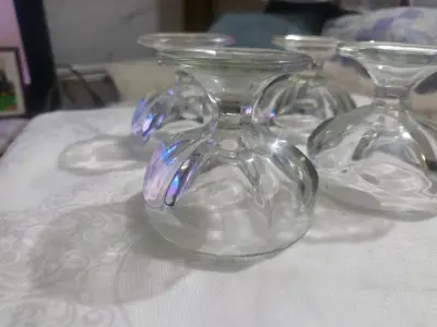 Juego de copas de vidrio decorativas - miniatura 4