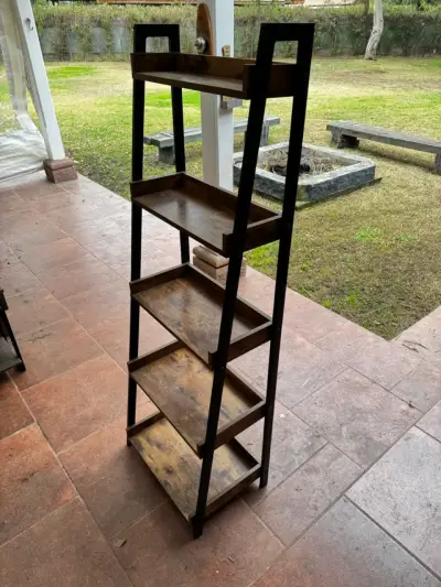 Estantería de Madera y Metal para Interiores - miniatura 2