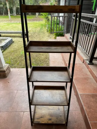 Estantería de Madera y Metal para Interiores - miniatura 3