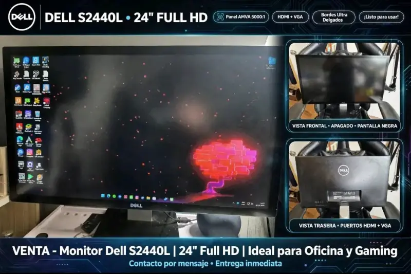 Monitor Dell S2440L 24 pulgadas Full HD - 1