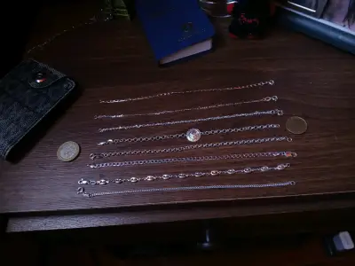 Conjuto de pulseras de plata 925, vienen 8 - miniatura 3