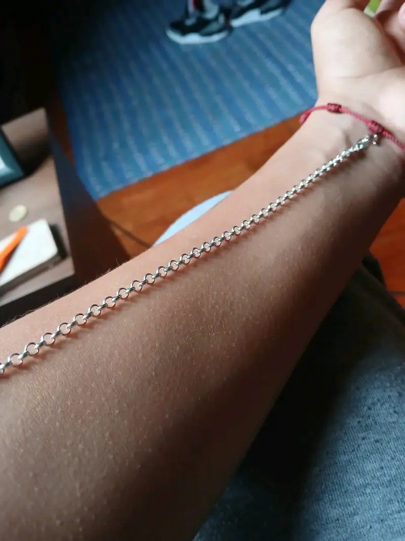 Conjuto de pulseras de plata 925, vienen 8 - 5