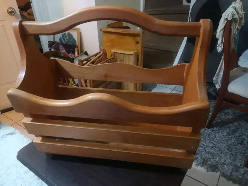 Prensa de madera para tortillas y bandejas - 4