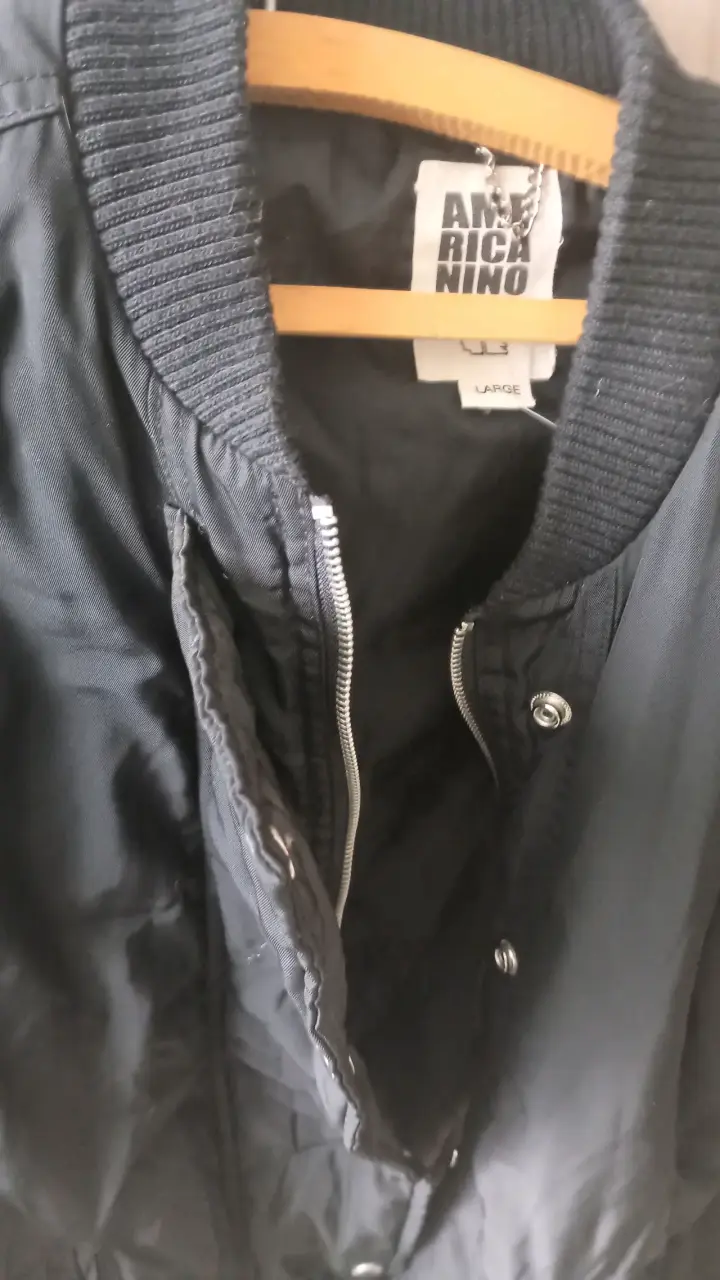 Chaqueta bomber negra dama Americanino - 2