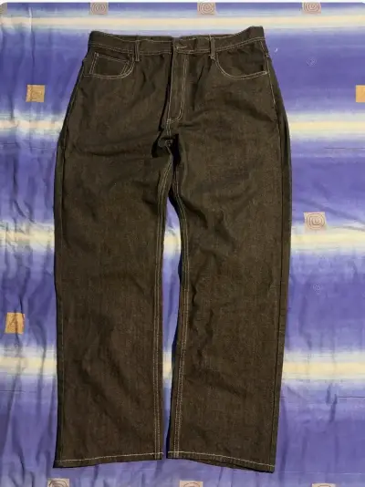Jeans de Raw denim akademiks - miniatura 1