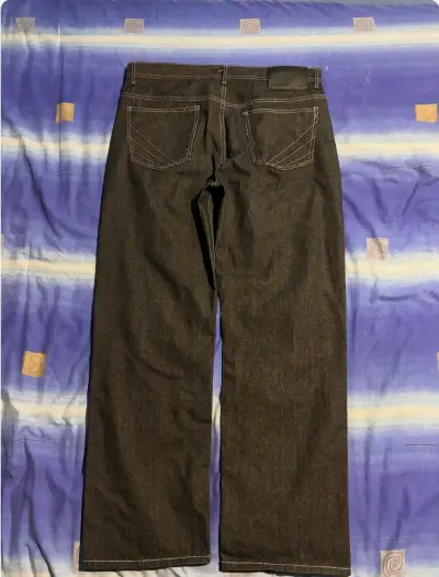 Jeans de Raw denim akademiks - miniatura 2