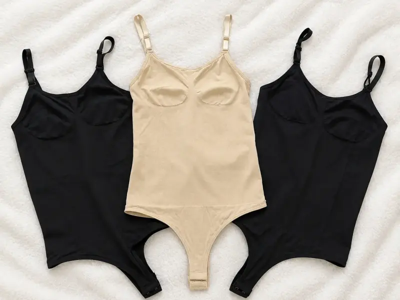 Body moldeador en colores negro y beige