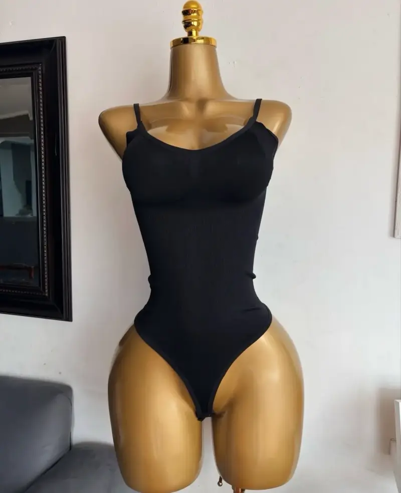 Body moldeador en colores negro y beige - 3
