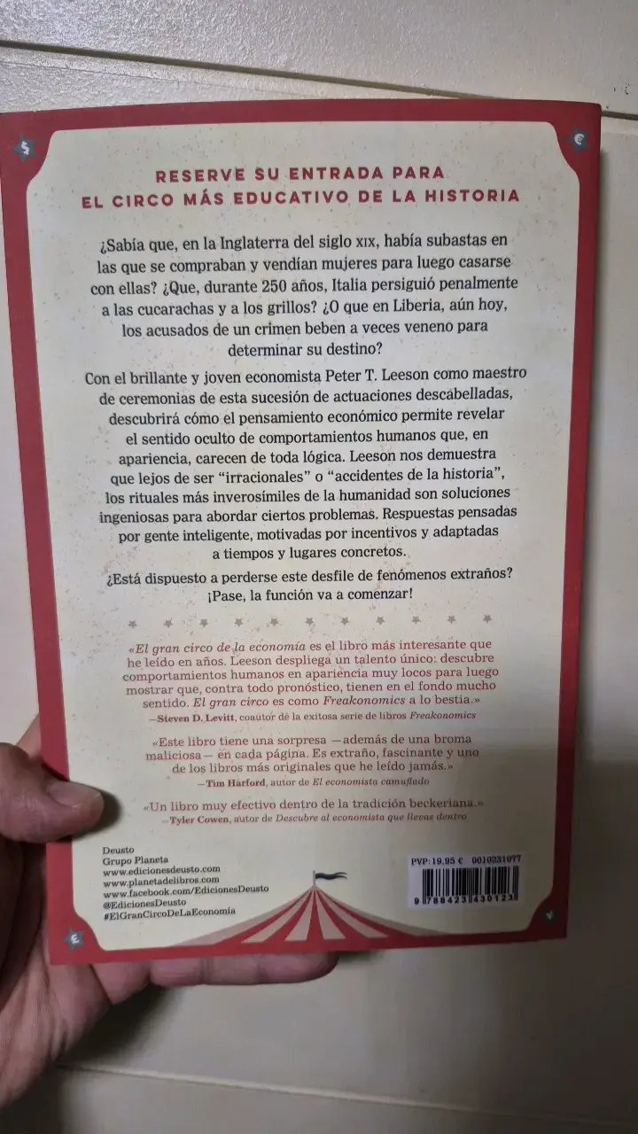 El Gran Circo de la Economía  Peter T. Leeson - 2