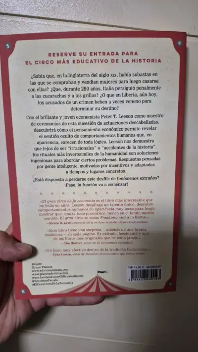 El Gran Circo de la Economía  Peter T. Leeson - miniatura 2