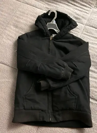 Chaqueta negra Carhartt para joven - miniatura 3