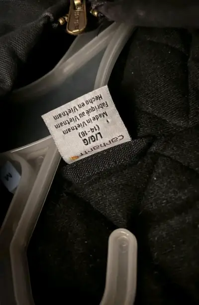 Chaqueta negra Carhartt para joven - miniatura 4