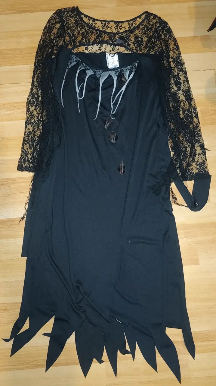 Vestido con gotas de sangre Talla M - 2