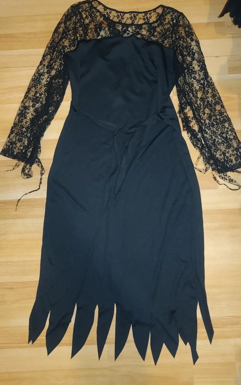 Vestido con gotas de sangre Talla M - 3