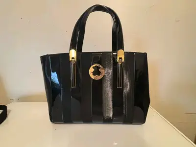 Bolso de mano negro Tous elegante - miniatura 1