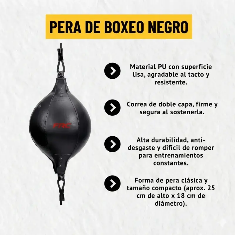 Pera de Boxeo Doble Elástico con Bombín - 4