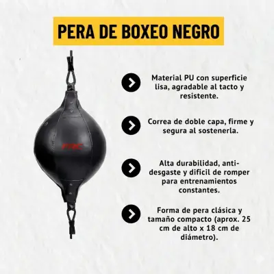 Pera de Boxeo Doble Elástico con Bombín - miniatura 4