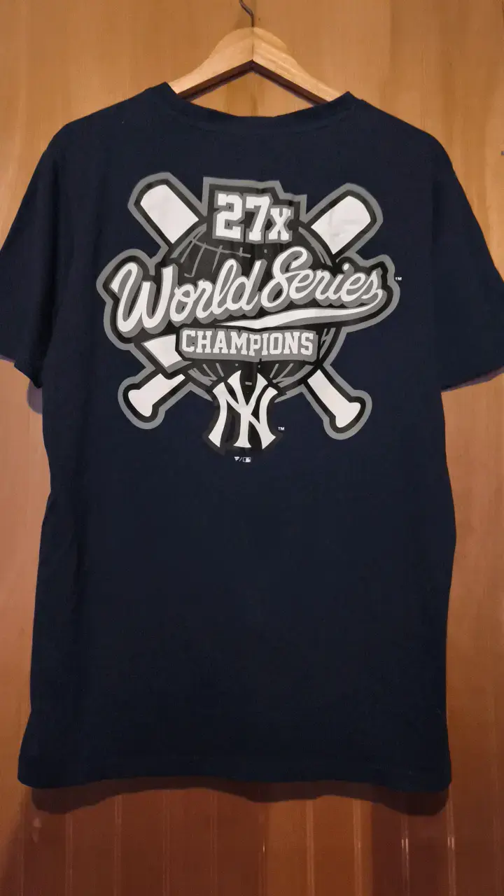 Polera MLB Yankees World Series Azul