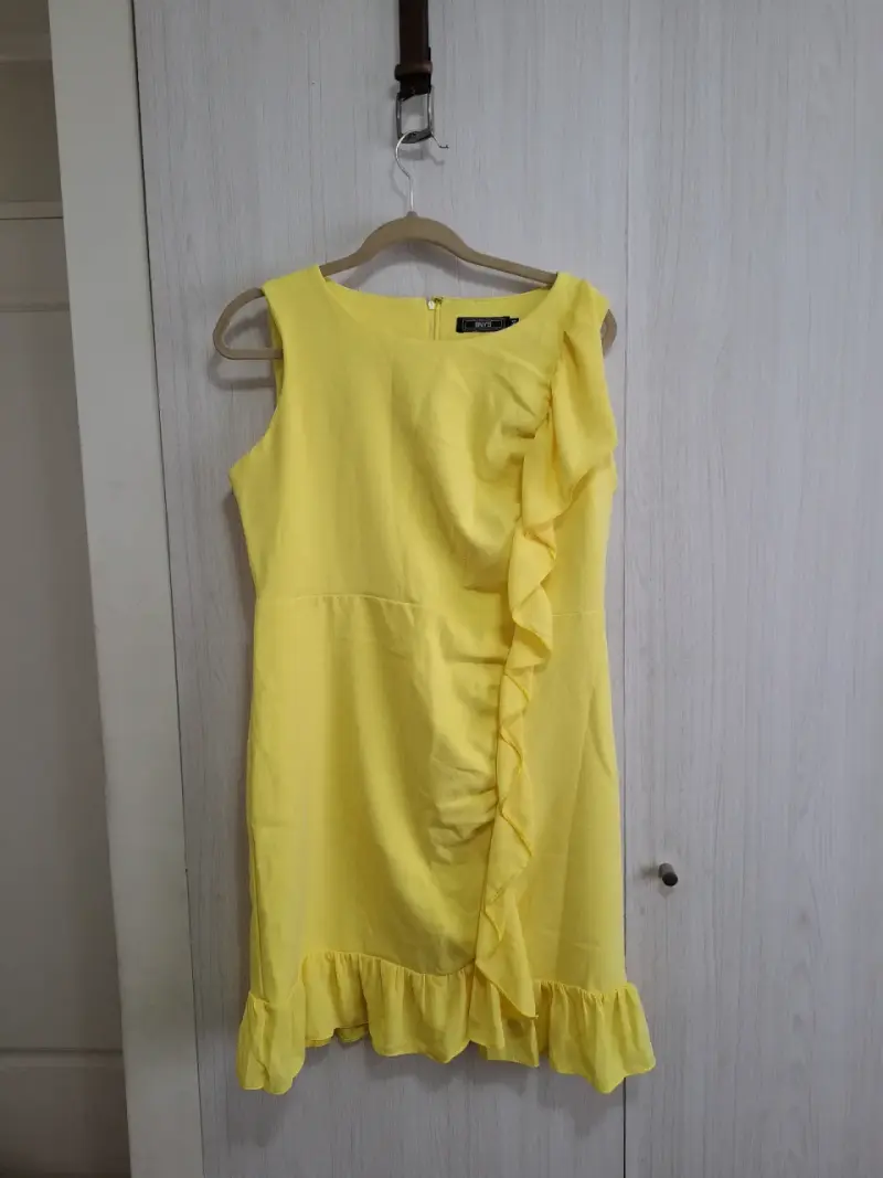 Vestido amarillo-Talla 44 - 2