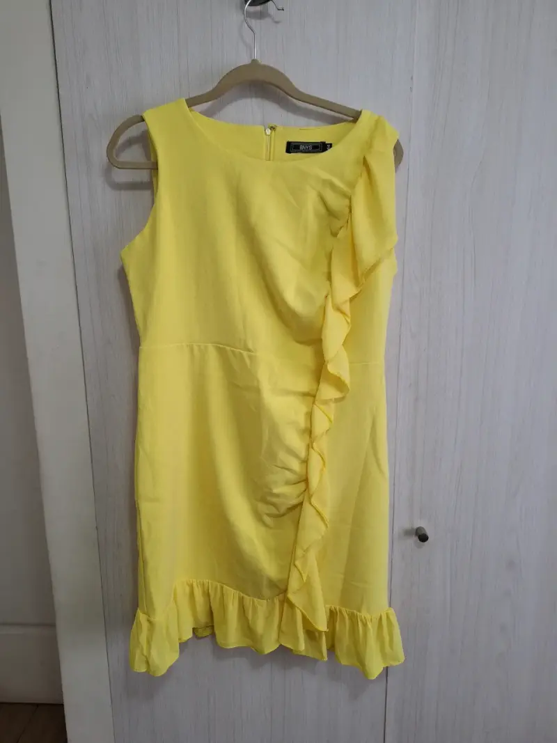 Vestido amarillo-Talla 44 - 4
