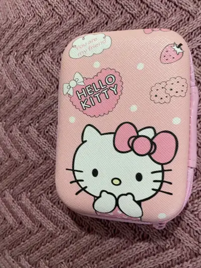 Estuche para cables Hello Kitty rosa - miniatura 1