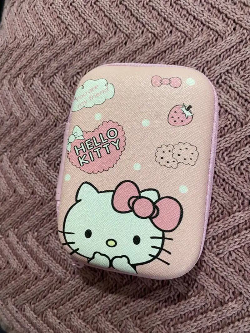 Estuche para cables Hello Kitty rosa - 2