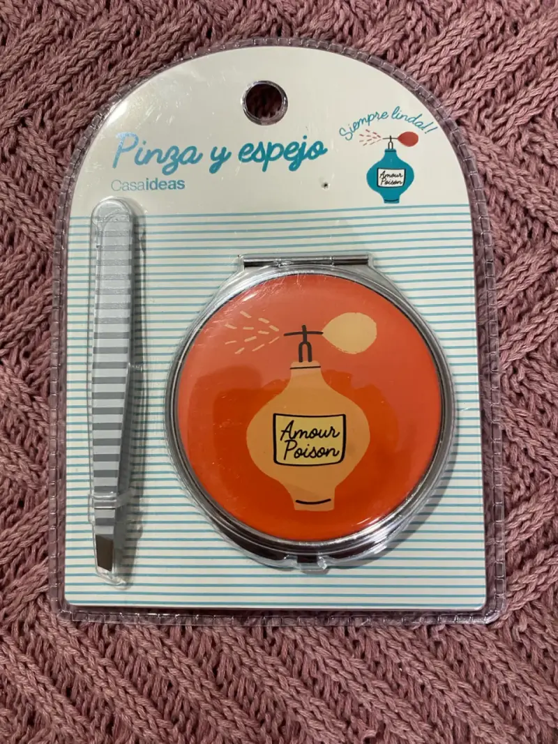 Set de Pinza y Espejo Casideas Amour Poison - 2