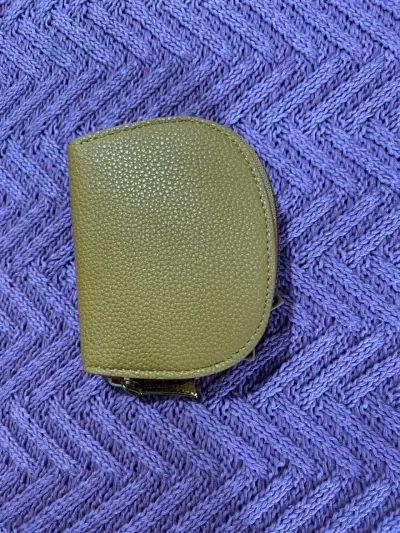 Tarjetero amarillo con diseño de gato - miniatura 2