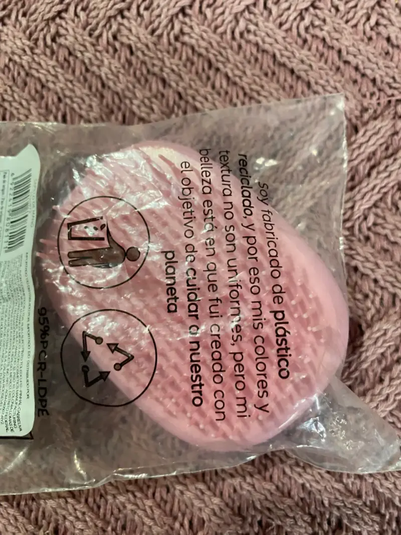 Cepillo de masaje capilar Avon rosa - 1