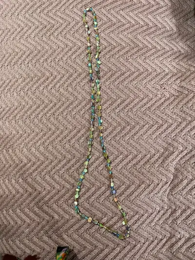 Collar de cuentas multicolor estilo bohemio - miniatura 1