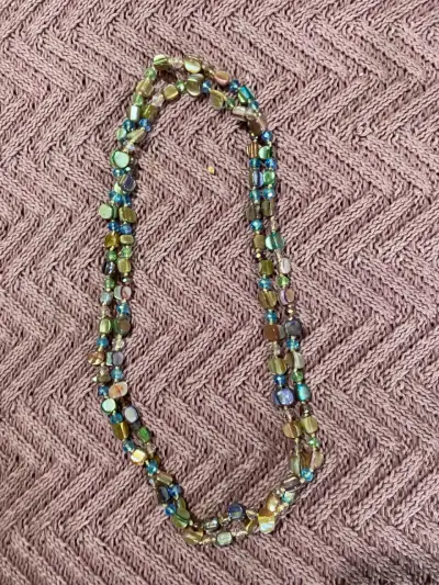 Collar de cuentas multicolor estilo bohemio - miniatura 2