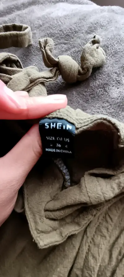 Overall verde oliva Shein para mujer - miniatura 2