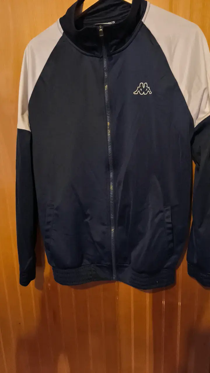 Chaqueta deportiva azul Kappa talla XXL