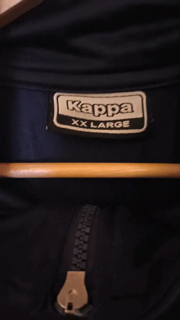 Chaqueta deportiva azul Kappa talla XXL - 3