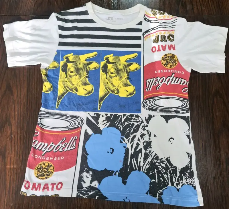 Polera Uniqlo UT Archive Andy Warhol para niños - 1