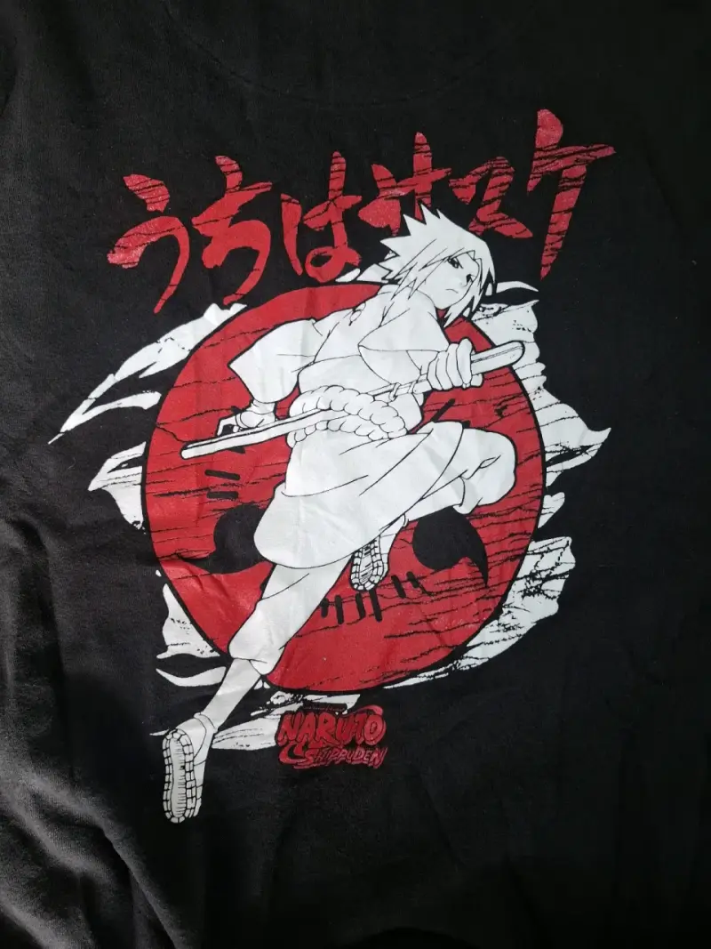 Polerón con capucha Naruto Shippuden negro - 4