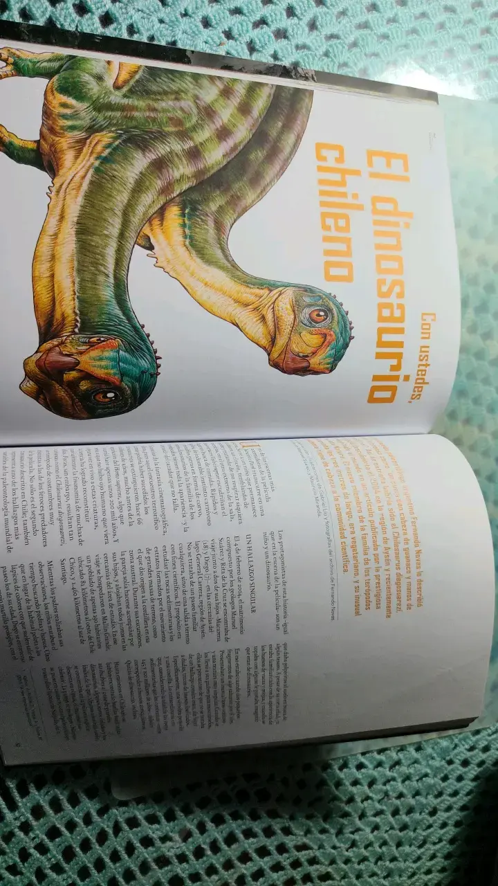 Revista PAT sobre dinosaurios chilenos - 2