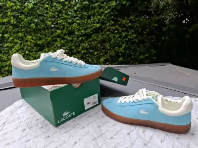 Zapatillas Lacoste celestes talla 39.5 - miniatura 2