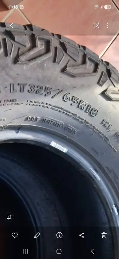 4 Neumáticos Goodyear Wrangler LT325/65R18 - miniatura 3