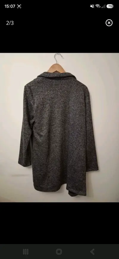 Tapado de tope, jaspeado gris con negro - miniatura 2