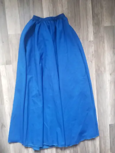 Falda larga azul para mujer - miniatura 1