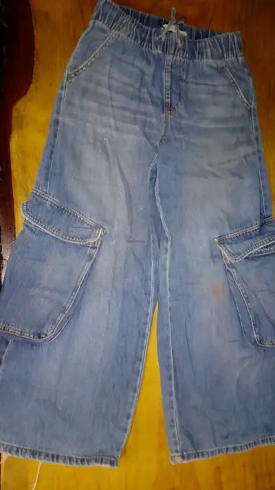 Pantalones cargo de mezclilla para niños Zara - miniatura 1