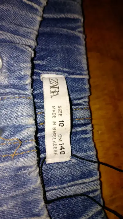 Pantalones cargo de mezclilla para niños Zara - miniatura 3
