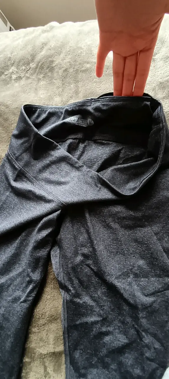 Leggings deportivos gris oscuro para mujer - 2