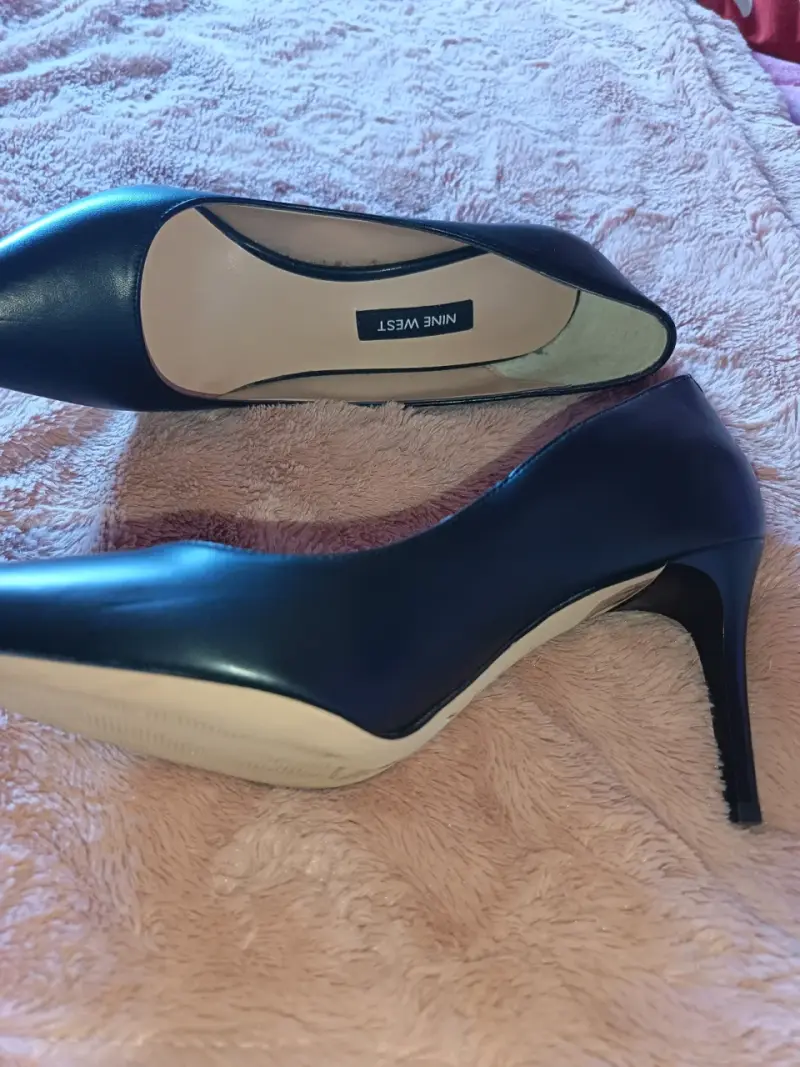 Zapatos de Tacón Negro Nine West Elegantes