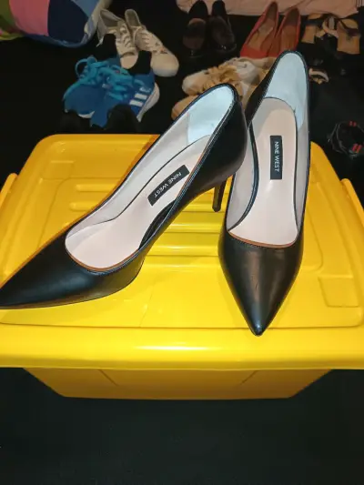 Zapatos de Tacón Negro Nine West Elegantes - miniatura 4