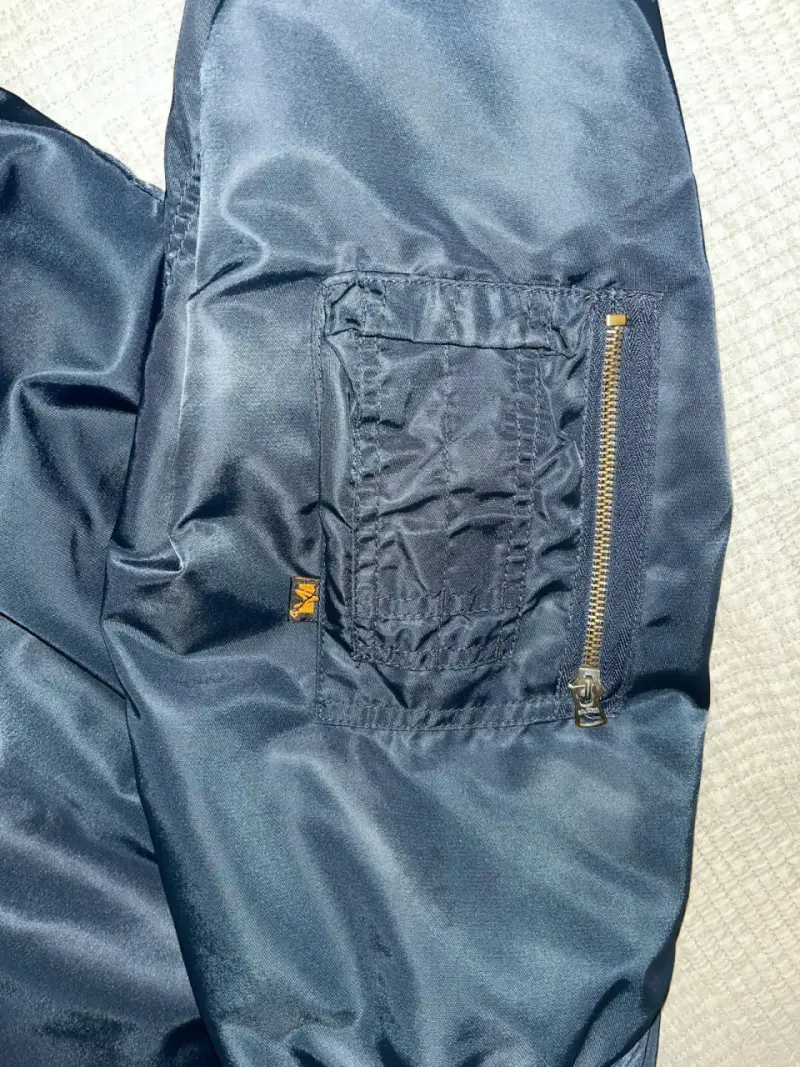 Chaqueta bomber azul marino MA1 Alpha original - 2