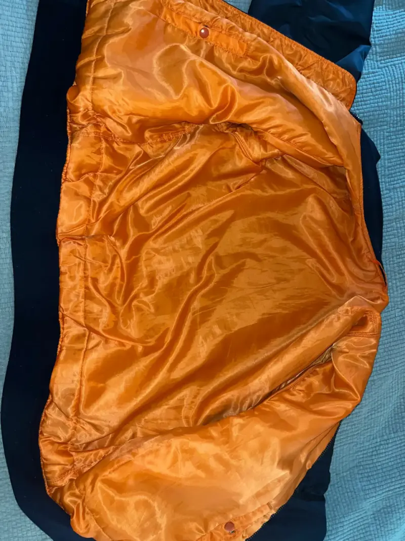 Chaqueta bomber azul marino MA1 Alpha original - 6